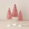 Bethany Lowe New! My Silly Valentine Bottle Brush Trees