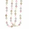 Cody Foster Chic Pink & Gold Glass Ball Garland New!