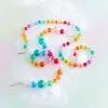 Glitterville Rainbow Glass Ball Garland