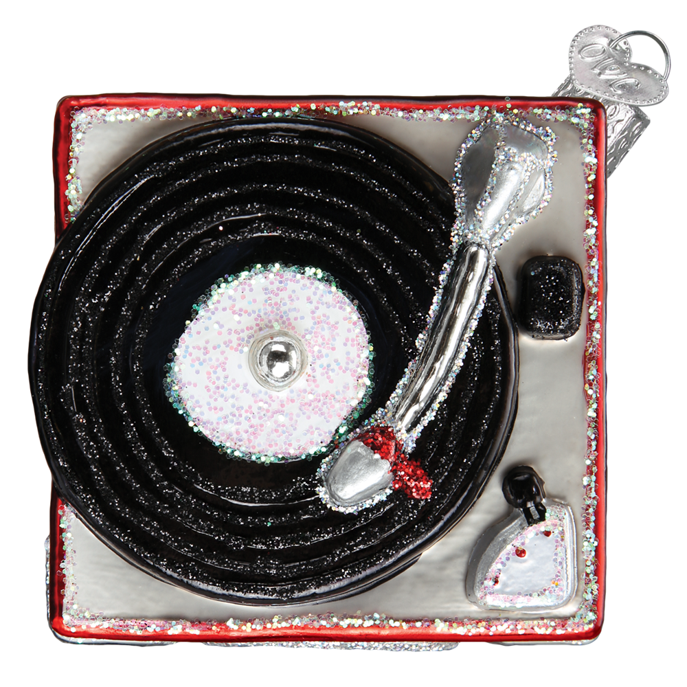 Old World Christmas Record Player Ornament 5 Old World Christmas Record Player Ornament