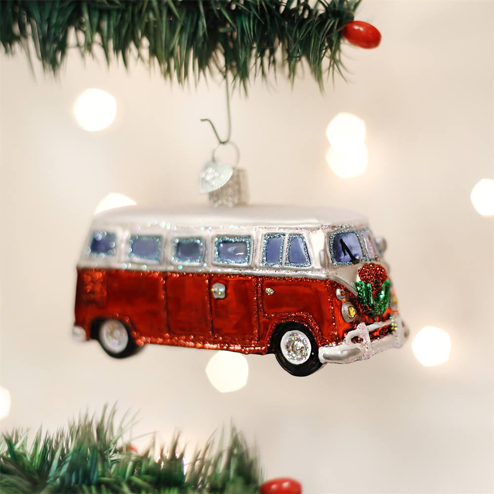 Old World Christmas Retro Camper Van Ornament 4 Old World Christmas Retro Camper Van Ornament