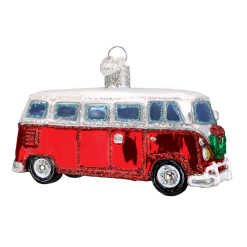 Old World Christmas Retro Camper Van Ornament