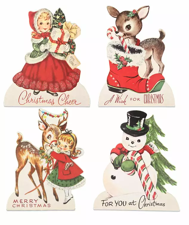 Bethany Lowe Retro Christmas Friends Dummy Boards 3 Bethany Lowe Retro Christmas Friends Dummy Boards