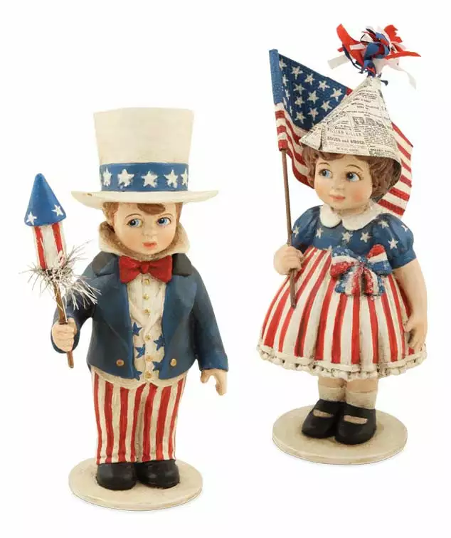 Bethany Lowe Sammy And Betsy Figurines 4 Bethany Lowe Sammy And Betsy Figurines