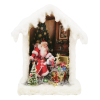 Seasons Of Cannon Falls Christmas Santa Brings Gifts - Shadowbox House