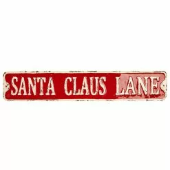 Raz New! Santa Claus Lane Street Sign