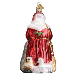 Old World Christmas Santa's Furry Friends Ornament