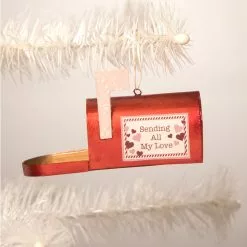 Bethany Lowe Sending All My Love Mailbox Ornament New!