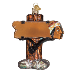 Sequoia National Park Ornament Glass Camping Ornaments Old World Christmas