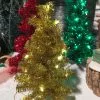 Department 56 New! Shiny & Bright Lighted Tinsel Tree Set 2 Department 56 New! Shiny & Bright Lighted Tinsel Tree Set