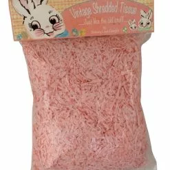 Bethany Lowe Pink Shredded Tissue Paper Easter Grass New!