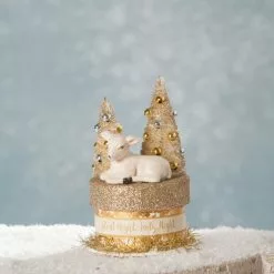 Bethany Lowe Silent Night Little Lamb Box