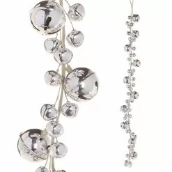 Raz New! Silver Bell Garland