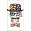 Mary Lake-Thompson Skeleton With Funny Glasses Towel