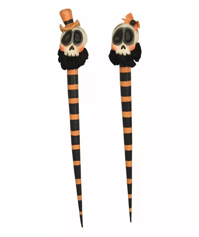 Bethany Lowe Skelly Hair Sticks 3 Bethany Lowe Skelly Hair Sticks