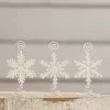 Bethany Lowe Snowflake Card Holders, Set Of 3