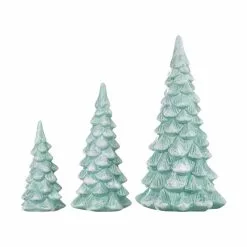 Raz New! Snowy Blue Porcelain Trees