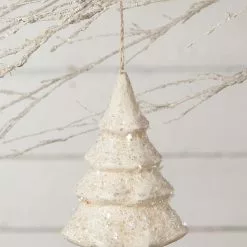 Bethany Lowe Snowy Christmas Tree Ornament