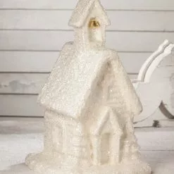 Bethany Lowe Snowy Church, Large Paper Mache
