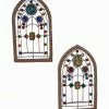 TheHolidayBarn.com Christmas Stained Glass Church Window Ornaments