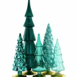 Cody Foster Teal Candy Glass Trees, Large