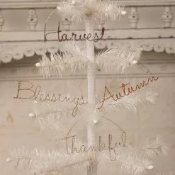 Bethany Lowe Cursive Fall Word Ornaments