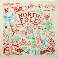 Primitives By Kathy This Way To The North Pole Kitchen Towel