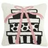 TheHolidayBarn.com Tiffany's Gifts Hooked Pillow Christmas