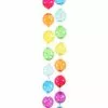 Cody Foster Christmas Translucent Rainbow Glass Ball Garland - Small