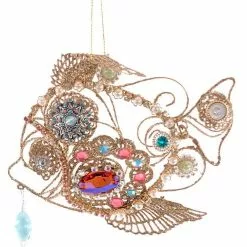 Katherine's Collection Jeweled Sun Fish Ornament New!
