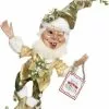 Mark Roberts Under The Mistletoe Elf - 18" New! 2 Mark Roberts Under The Mistletoe Elf - 18" New!
