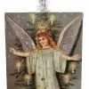 ShiShi Vintage Christmas Angel Postcard Ornament 2 ShiShi Vintage Christmas Angel Postcard Ornament