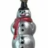 Nostalgie Christbaumschmuck Vintage Patina Small Snowman Ornament Christmas