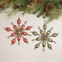 Bethany Lowe Vintage Starburst Ornaments New!