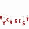 Creative Co-Op Whimsical Merry Christmas Garland