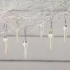 Bethany Lowe White Pearl Icicle Mini Ornaments New!