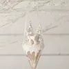 Bethany Lowe New! Winter Fawn Glass Cone Ornament