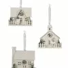 Bethany Lowe Winter White House Ornaments New!