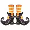 Raz Witch Shoes Taper Candle Holders